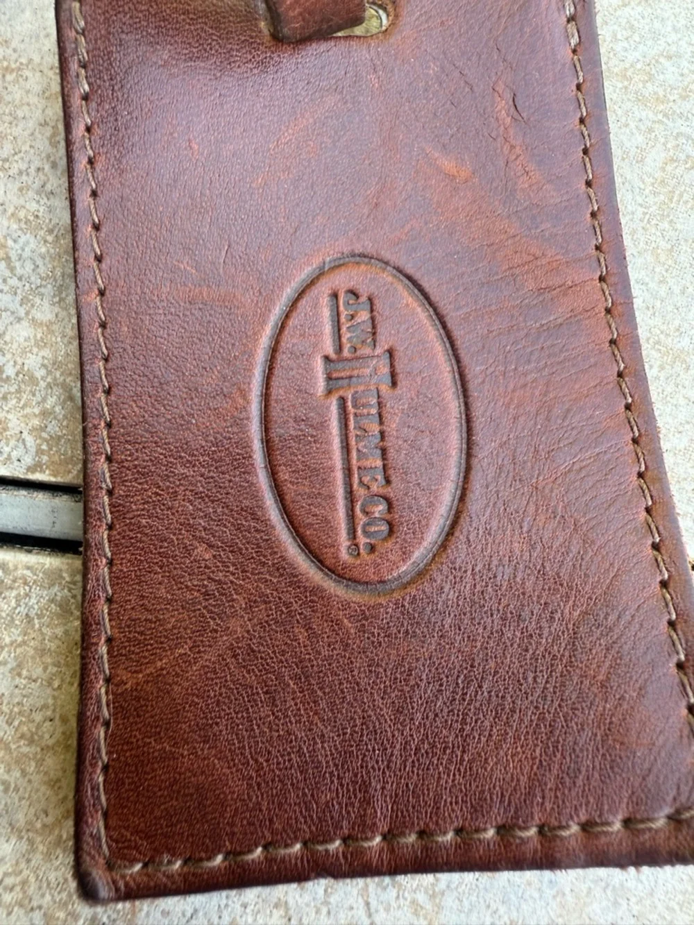 J.W. Hulme Co. Brown Leather Men’s Briefcase Shoulder Bag